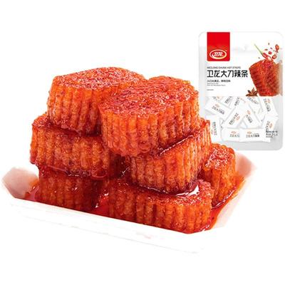 卫龙大刀肉袋装辣片网红儿时整箱