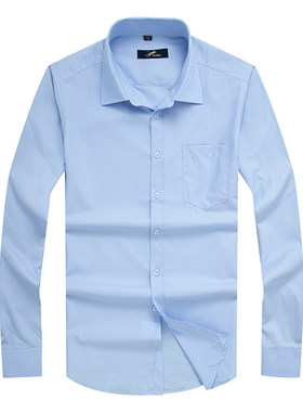 男式宽松潮胖加肥加大短袖白衬衣