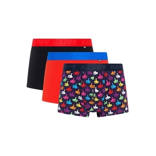 【25秋冬款】Happy Socks瑞典潮牌平角裤时尚男士内裤个性四角裤