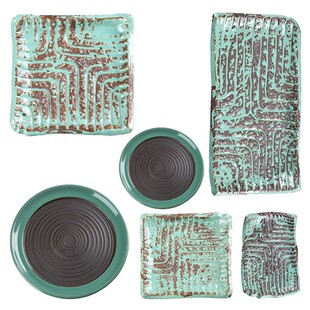 陶瓷托盘圆形方形绿色红色白色创意多肉花盆底座接水盘大中小底托