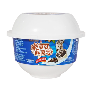 金味脆可可麻薯碗懒人方便速食冲泡代餐麻薯碗50g*6碗装-免洗杯