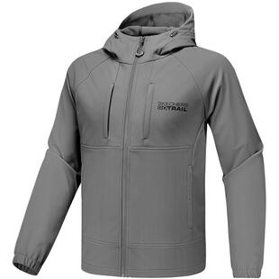 斯凯奇运动茄克外套男女同款梭织连帽拉链防泼水柔软舒适户外通勤