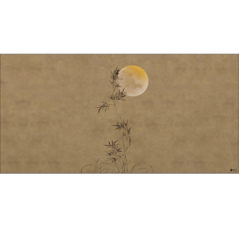 新中式禅意硅藻泥书法桌垫可裁剪