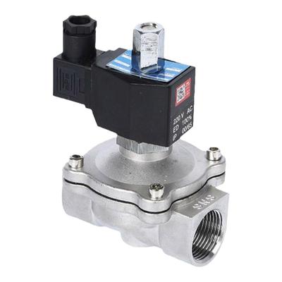 常开电磁阀水阀ac220v气阀不锈钢dc24vdc12v2分3分4分6分1寸2寸