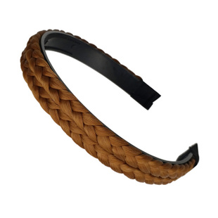 假发女辫子发卡麻花辫子发箍宽防滑带齿韩版时尚压发圈辫子头箍