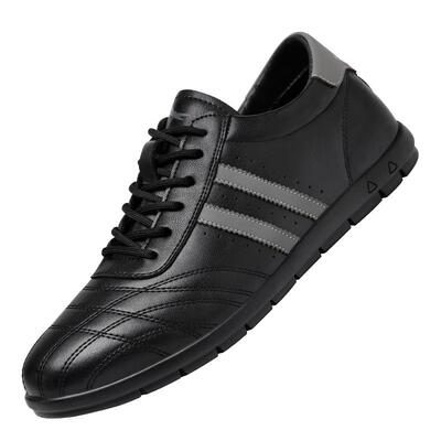 红蜻蜓真皮运动休闲德训鞋男潮鞋