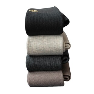 女童加绒连裤袜连脚打底裤竖条纹保暖裤细条纹加厚踩脚咖啡色裤子