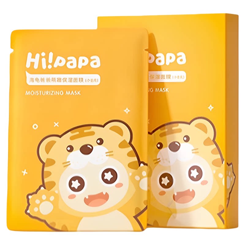 海龟爸爸积雪草清润面膜乖乖兔儿童面膜小老虎萌趣面膜保湿补水