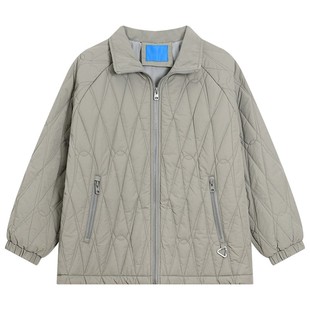 女童冬装潮酷时髦运动棒球棉服2025新款儿童女孩防风加厚夹棉外套