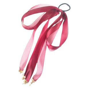 一件包邮黑暗少女心头绳长飘带发带丝带欧根纱古风编发绑发超仙