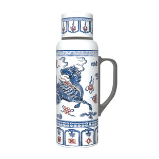 陶瓷内胆焖茶壶礼盒大容量闷泡壶天驹八宝中式保温壶生日新年礼物