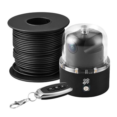 2025新款360度全景可视探鱼器高清旋转摄像探头水下钓鱼野钓神器