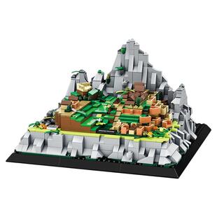 万格秘鲁库斯科马丘比丘小颗粒建筑积木益智拼装模型高难度6岁