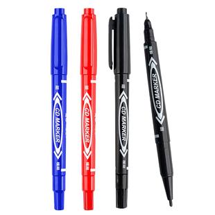 马克笔勾线笔黑色油性记号笔儿童小号防水油性笔美术专用小学生