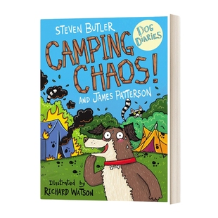 英文原版 Dog Diaries 5 Camping Chaos 狗狗日记#5 露营的混乱 小学生英语课外阅读章节桥梁漫画书 英文版 进口英语原版书籍