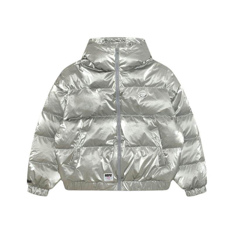 Aape猿人徽章羽绒服面包服外套