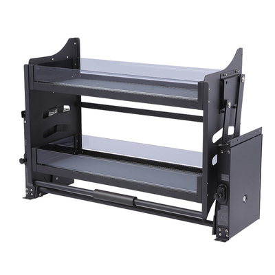 浅居顶柜上下缓冲伸缩升降拉篮