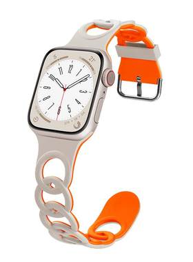 适用iwatchs11/10/s7硅胶透气