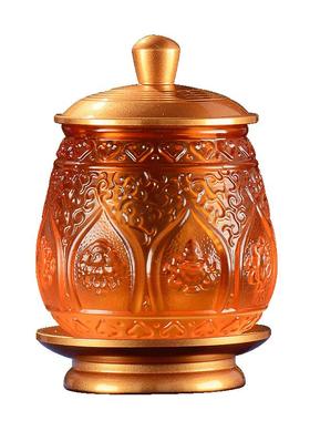 闯隆琉璃水杯供佛杯多款可选