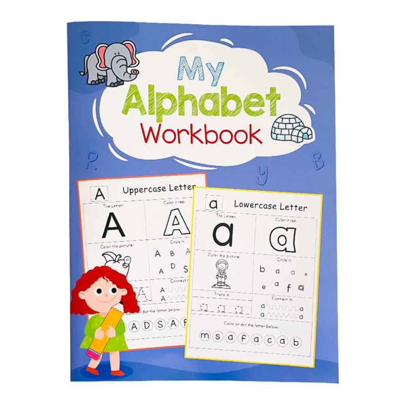 幼儿童英文26字母书写描红描摹练习本字母认知英语早教启蒙涂鸦本