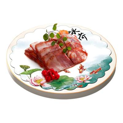 意境菜圆弧波浪新款花边纸