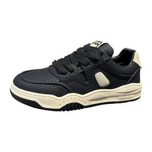 加绒保暖男鞋2025秋冬新款黑色厚底休闲棉鞋软底舒适百搭潮流板鞋