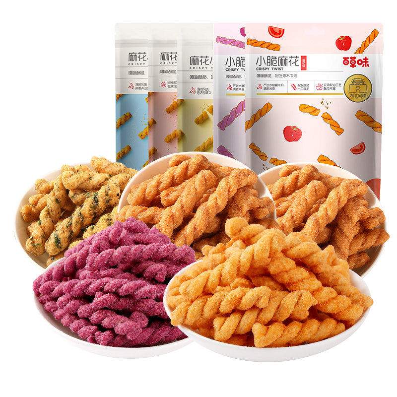 BE＆CHEERY/百草味麻花小脆120g