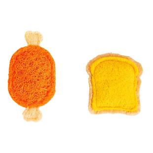 丝瓜络猫咪玩具自嗨解闷神器小猫咪逗猫棒磨牙洁齿耐咬宠物磨牙棒