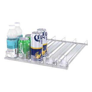 超市便利店冰箱冰柜饮料冷柜收纳展示架子自动补货专用滑道推进器