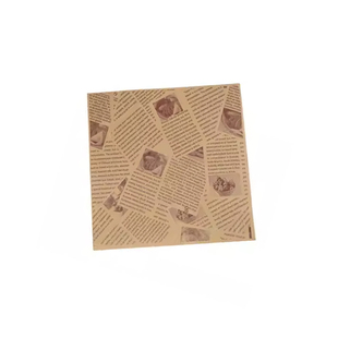 西餐厅食品餐盘托盘垫纸美式防油纸薯条汉堡纸油炸吸油纸食物面包