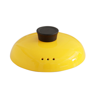 康舒华美冠陶瓷砂锅盖子配件通用黑色炖锅汤煲白色沙锅盖火锅大号