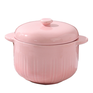 怀瑾陶瓷瓦罐煨汤双耳双盖炖盅隔水炖燕窝汤盅煲汤炖罐鸡蛋羹汤煲