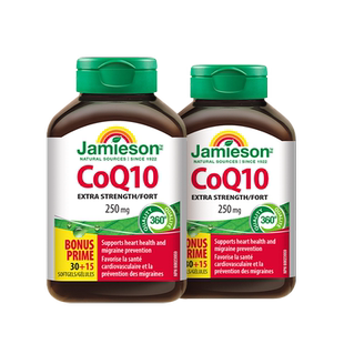 Jamieson健美生加拿大进口辅酶素Q10软胶囊coq10官方旗舰店ql0