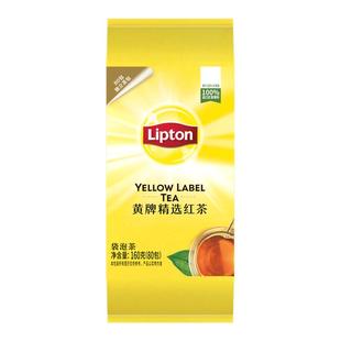 立顿经典黄牌红茶独立包装80包绿茶袋泡茶叶下午茶提神办公室商用