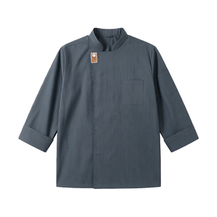 厨师工作服防水防油长袖定制烘焙餐厅饮火锅饭店后厨师长工装衣男