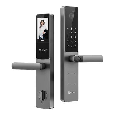 萤石AI人脸大屏可视掌静脉指纹锁智能家用防盗门电子门锁DL20FVS