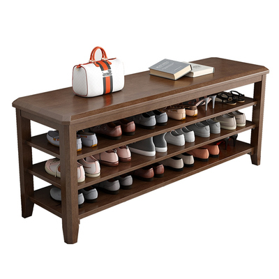 全实木换鞋凳家用门口坐凳鞋架