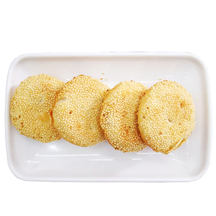 津市周华华糕点湖南常德特产手工薄切传统芝麻月饼小吃零食年货礼