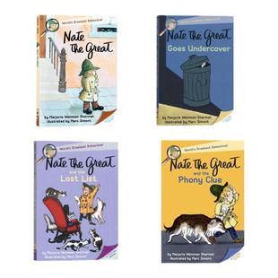 小侦探内特 Nate The Great 英语儿童章节桥梁书 儿童侦探小说读物 汪培珽书单 原版进口7~12岁儿童读物 Marjorie Weinman Sharmat