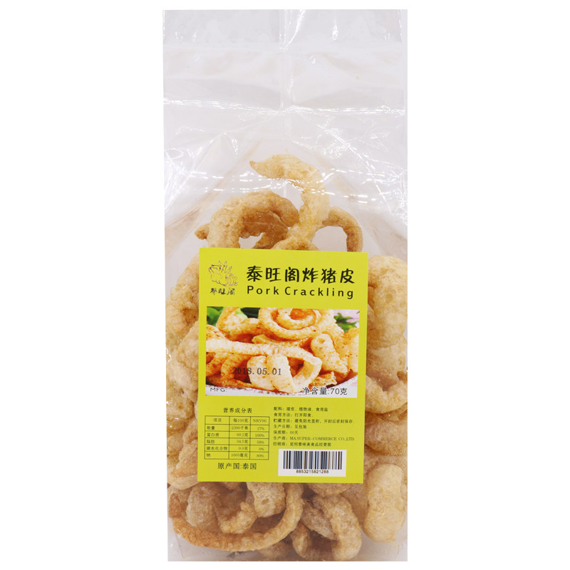 泰旺阁炸猪皮香辣酥脆辣味原味