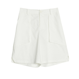 SANI奥莱亏本清仓不退不换商场同款休闲短裤通勤半松紧腰直筒裤