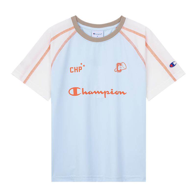 Champion26夏男女童装休闲运动短袖T恤