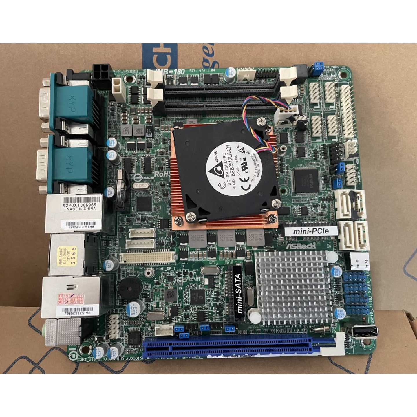 华擎IMB-180 REV.G/A 1.04 Mi-ITX 工控主板 工业主板 议价