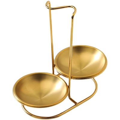 高档不锈钢汤勺架公勺筷架托火锅汤勺漏勺餐厅挂勺餐具收纳架勺架