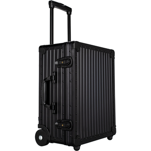 铝镁合金摄影拉杆箱摄影师相机箱设备镜头箱复古行李箱器材工具箱