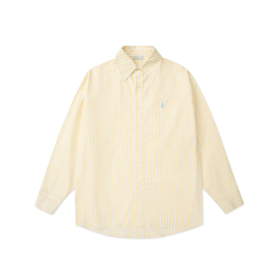 roaringwild淡黄色条纹衬衫
