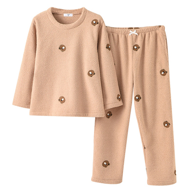 150小个子秋冬珊瑚绒家居服