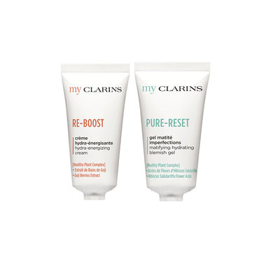 【官方正品】myclarins小娇O高保湿水光霜5ml+吸油霜5ml【临期】