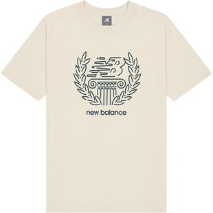New Balance NB官方新款男夏季印花圆领短袖运动宽松T恤MT51974