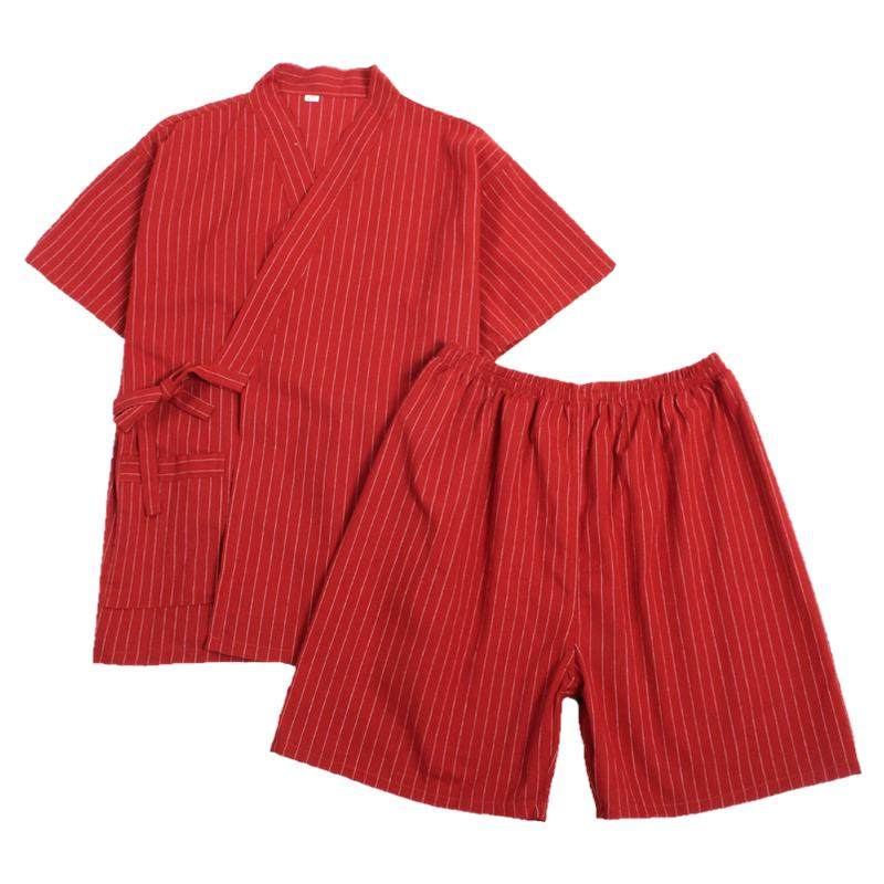 纯棉汗蒸服开衫女韩版套装浴服情侣家居和服男大码高档桑拿服按摩